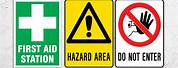 Occupational Health Outdoor Signs for Business
