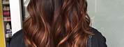 Ombre Caramel Brown Hair Color