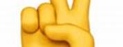 Peace Sign Emoji Apple