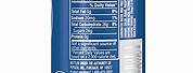 Pepsi Can Nutrition Label