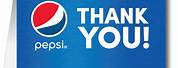 Pepsi Thank You Sticker