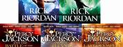 Percy Jackson 5 Book Collection Spine