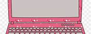 Pink Laptop Clip Art