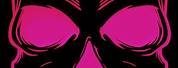 Pink Punk Skull Background