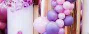 Pink Purple Pastel Balloons