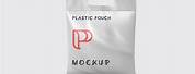 Plastic Square Pouch Mockup