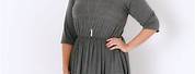 Plus Size Grey Dresses for Funeral