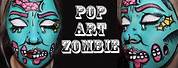 Pop Art Zombie Makeup