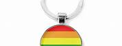 Pride Silver Keychain