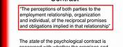 Psychological Contract in Simple Words