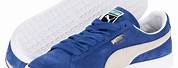 Puma Blue Suede and Leather Ladies