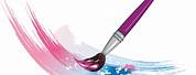 Purple Paint Brush Clip Art