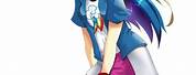 Rainbow Dash Human Anime Cute Dress