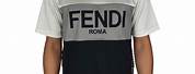 Red and White Fendi Shirt