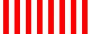 Red and White Vertical Stripes