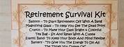 Retirement Survival Kit Ideas