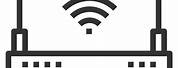 Router Icon Solid Background