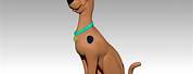 Scooby Doo Sitting Side View