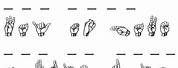 Sign Language Worksheets Grade 8