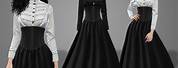 Sims 4 Modern Victorian Gothic Dress