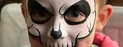 Skull Face Paint Design Clip Art