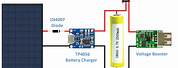 Solar Panel Battery Charger Circuit