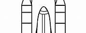 Space Rocket Ship Coloring Pages