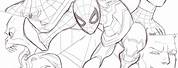 Spider-Man No Way Home Cast Coloring Pages
