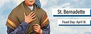 St. Bernadette Soubirous Feast Day
