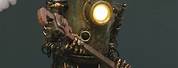 Steampunk Reserch Robot Art