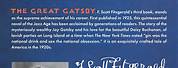 The Great Gatsby Book Back Cover