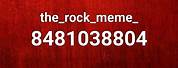 The Rock Meme Roblox ID