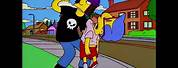 The Simpsons Caroline Jones and Jimbo