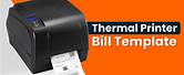 Thermal Printer Receipt Template Word
