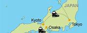 Tokyo Kyoto Osaka Map