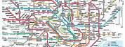 Tokyo Metro Train Map