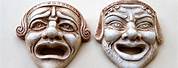 Two-Faced Greek Drama Mask