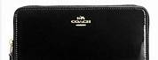 Vintage Coach Black Patent Leather Wallet