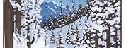 Vintage Ski Posters Canadian Pacific