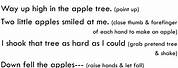 Way Up High in the Apple Tree Poem