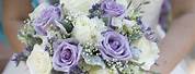 Wedding Bouquet Lavender and Gold