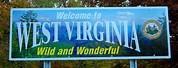 West Virginia Welcome Sign