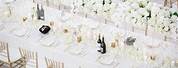 White Wedding Reception Decor Ideas