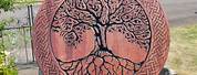 Wood Carving Celtic Tree of Life Art