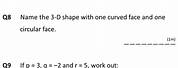 Year 7 Maths Test PDF