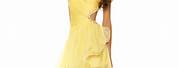 Yellow High Low Dresses
