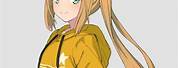 Yellow Hoodie Anime Girl 9 Tall Fox