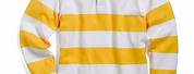 Yellow and White Rugby Shirt