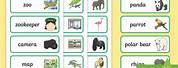 Zoo Vocabulary Words for Kids