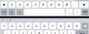 iPad Keyboard On Screen Symbols